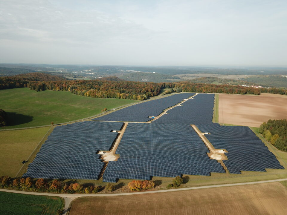 Solarpark Effenricht in Bayern
